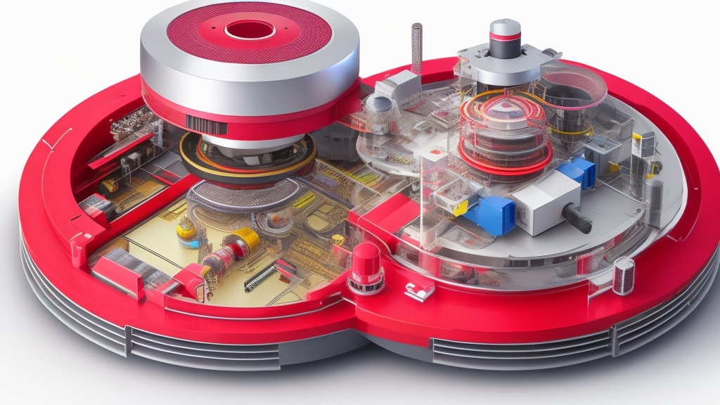 LIDAR robotporszívó működésének technikai ábrája forgó lézer toronnyal és 360 fokos pásztázással