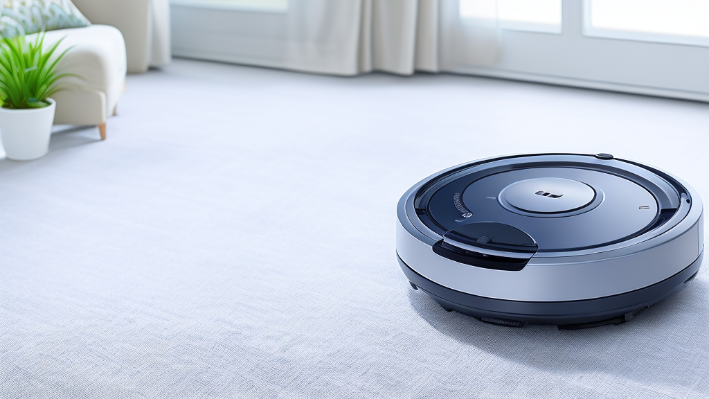 Prémium robotporszívó automatikus porürítő állomással fejlett érzékelőkkel és kamerás navigációval luxus otthoni környezetben
